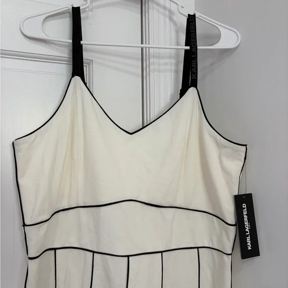 Karl Lagerfeld Black and Cream Label Detail - Picture 2 of 6